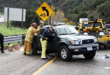 Vehicle Rollover in Gaviota