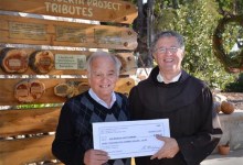 Check Presentation at Old Mission Santa Barbara