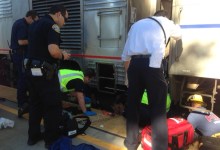 Bicyclist Hit, Dragged By Train