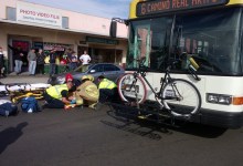 Pedestrian Hit by Bus