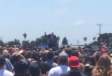 Bernie Visits Ventura College