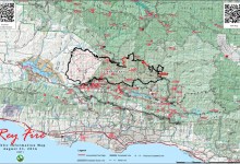 Rey Fire Takes Out Ogilvy Ranch Buildings