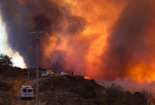 Vegetation Fire Erupts at Vandenberg