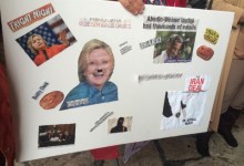 Trump Supporters Brave the Rain for Sunday Rally