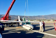 Crash-Landing at Santa Barbara Airport