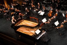 S.B. Symphony Performs with Two Pianists