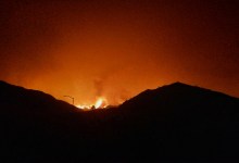 Thomas Fire Creeps Up the Coast, Growing to Over 65,000 Acres