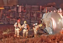 Northbound Highway 101 Lanes Now Reopened After Semi-Tanker Turnover