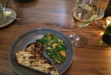 Burrata with Spring Peas @ Finch & Fork