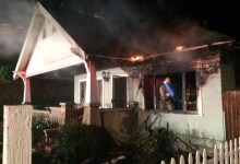 Home on San Andres Catches Fire