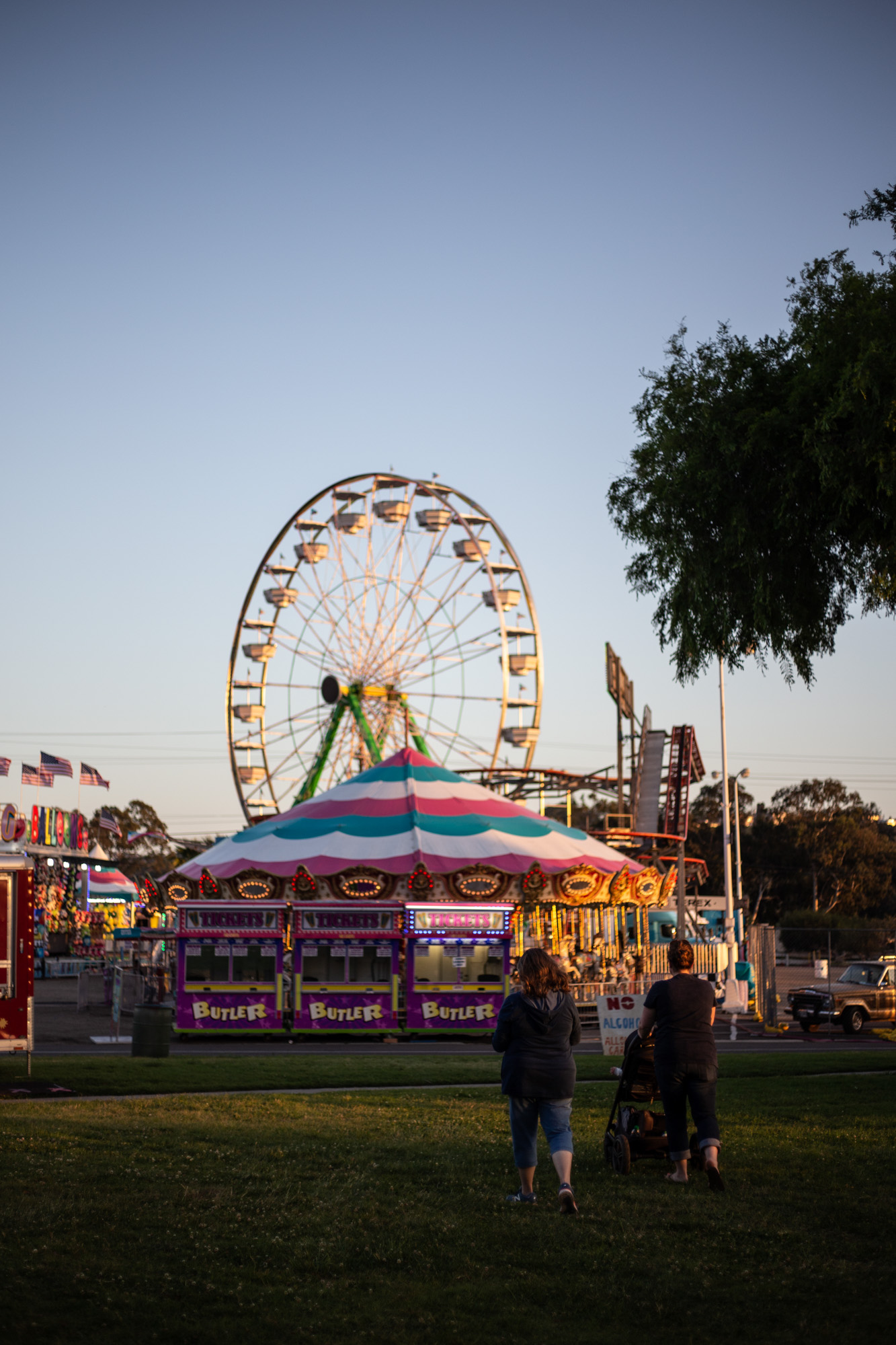 Fair-goers exploring the 2019 Santa Barbara Fair & Expo Preview at the Earl Warren Showgrounds