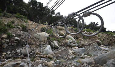 Ring Net Goes Up in San Ysidro Canyon