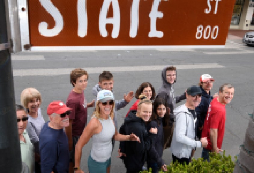 Santa Barbara Attempting to Break World Record for “Largest Backwards Walk”