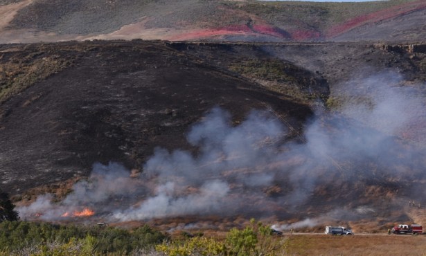 Fire Out at Vandenberg Air Force Base