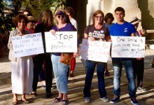 Protesters Stand Against Gun Violence