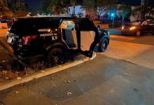 Police Officer and Dog Injured Slightly in Intersection Crash