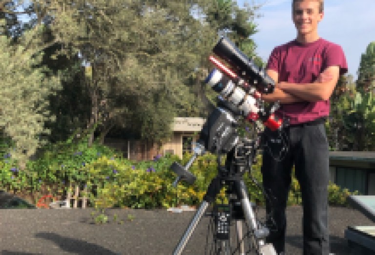 Santa Barbara Astrophotography Whiz Kid Recognized by Royal Greenwich Observatory