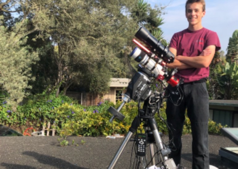 Santa Barbara Astrophotography Whiz Kid Recognized by Royal Greenwich Observatory