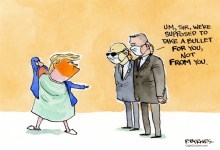 Trump Meets the Virus