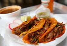 Yona Redz Serving Birria Quesatacos on State Street