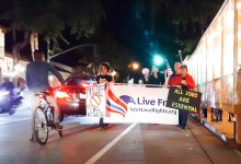 Protesters Take On State Street to Decry Pandemic Lockdown