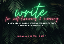 Write. for Self-Discovery & Meaning