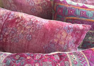 Indian Pink Pillow Power