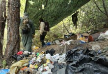 Trash from Cannabis Trespass Grows