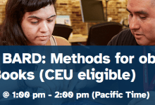 Virtual: Beyond BARD: Methods for Obtaining Audio Books P1