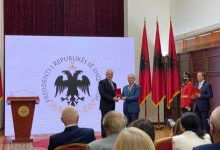 Sheriff’s Lieutenant Honored by President Ilir Meta of Albania