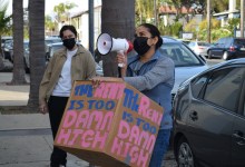 ‘Sandpiper, Shame on You!’: Protesters Blast Property Management Company