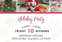 Westerlay Orchids 3rd Annual Holiday Open House