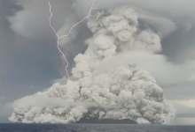 Seawater and Magma Collided in the Giant Tonga Volcano Eruption
