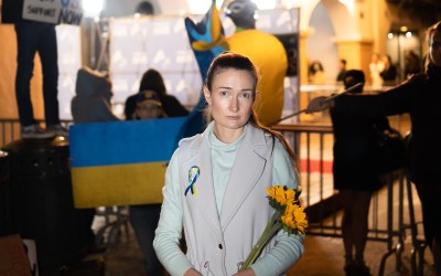 Ukrainians Speak Out in Santa Barbara