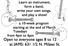 First Day of the JAMS After-School Music Program