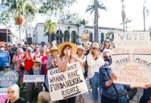 Vigil at Santa Barbara Courthouse Protests Loss of ‘Roe v. Wade’