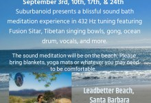 Suburbanoid Sound Bath Meditation on the Beach