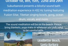 Suburbanoid Sound Bath Meditation on the Beach