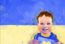 One Hundred Painted Faces Reflect One Country’s Grief