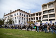 UC Academic Workers Pick Up Their Picket Signs and Faculty Strip Off Their Gowns as Strike Enters Second Week