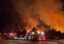 Fire Erupts near Midnight Along Goleta’s Atascadero Creek