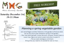MHG Presents “Planning a Spring Garden”