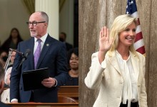 Assemblymember Gregg Hart and Santa Barbara Supervisor Laura Capps Sworn In