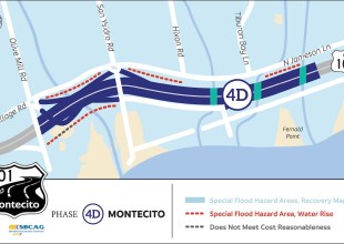 A Wider Highway 101 Will Be Built Through Montecito