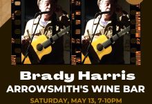 Brady Harris plays at Arrowsmith’s
