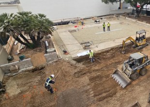 Santa Barbara Central Library’s Plaza Renovation Won’t Meet October Deadline