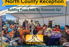 CAUSE Action North County Reception!