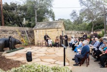 Chumash Memorial Bear Sculpture Installed in Old Mission Cemetery