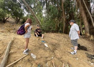 Homeless Encampment Beside the Tracks Bulldozed with Little Warning