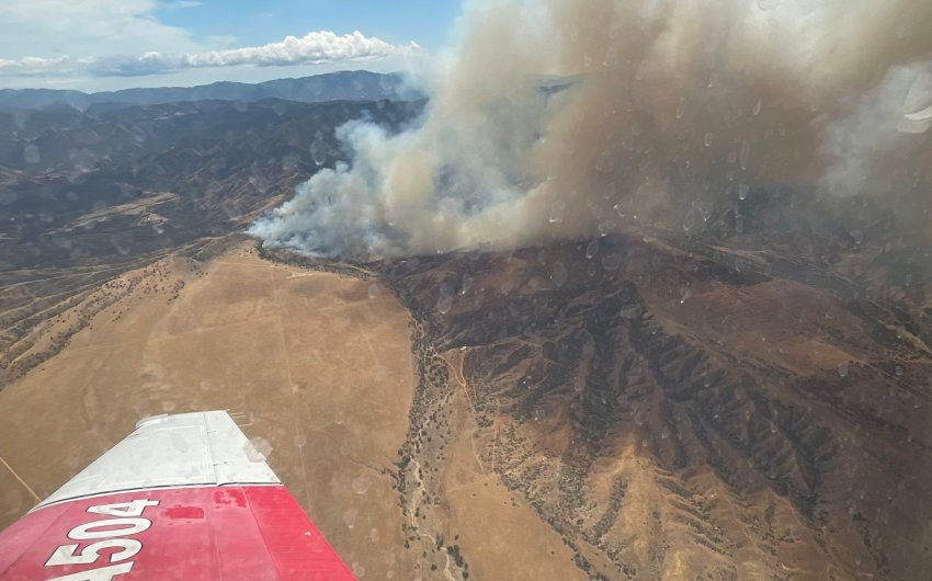 Update: Fire Near New Cuyama Reported at 5,460 Acres with 60 Percent Containment as of Sunday Evening